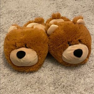Cute bear slippers